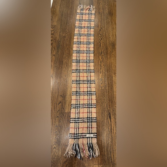 BURBERRY NOVA CHECK Scarf Wool and Polyester Made In Scotland Rare Pastel Specks